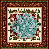 Tuiles de Mahjong américaines Shell Ocean, 160 pièces, en acrylique vert, motif doré au dos, rose corail, tapis rose, pour fête d'anniversaire, cadeau de groupe