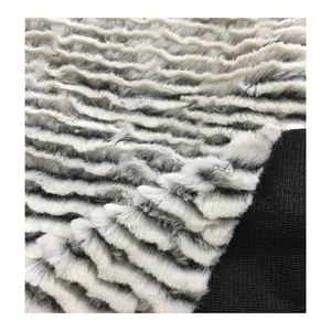polyester tip discharge bottom dyeing fabric brushed pv plush fabric