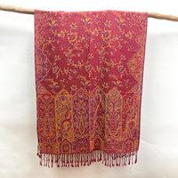 Vente en gros de haute qualité Fringe Cashew Pattern Islamic Fashion Scarf Knitted Hijab Cape pour femmes Polyester-Dropshipping Disponible