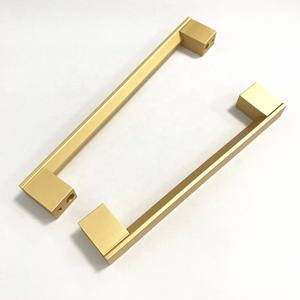<span class=keywords><strong>Brass</strong></span> Đồ Nội Thất Vàng Brushed Aluminum Phụ Kiện Xử Lý Tay Nắm Ngăn Kéo - Product Image 5