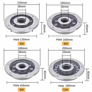 Projecteur LED sous-marin en acier inoxydable Highlux, version fine, pour éclairage extérieur - Product Image 4