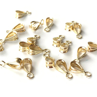 Fermoirs de locket petits en or rempli 14 carats sans ternissement pour collier, bracelet, fabrication de bijoux, accessoires