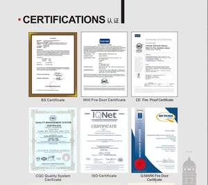 Moderne 20-Minuten-Holz-Feuerschutztür für Zuhause - Product Image 6