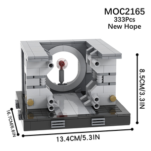 MOC2165 Guerre Spaziali Nuova Speranza, Modello in Mattoncini, Gioco Educativo di Costruzione Fai-da-Te per Bambini, 333 Pezzi - Product Image 2