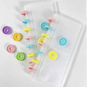 Heart Shape Disc <strong>Rings</strong> 1 / 1.25 Inch Expansion Discs Mixed Lot Discbound for Binding, Planners, Agendas, <strong>Notebooks</strong> or Albums - Product Image 4