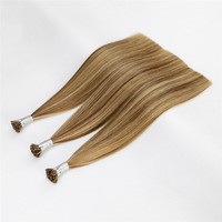 Virgin Raw Micro I U V Flat Nano tip Hair Extension de cheveux, cuticule Clip On Tape in Indian Russian 100 Remy cheveux humains