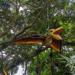 Proveedor Profesional de Modelos de Dinosaurios - Pterodáctilo Animatrónico Realista que Vuela en el Aire para Decoración de Parques Temáticos al Aire Libre - Product Image 4