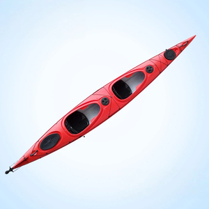 Kayak <span class=keywords><strong>rigide</strong></span> double Ocean Boat Roll Molded, léger, 2 places, propulsion à pédales, pour voyages longue distance. - Product Image 1