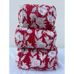 Caja de Joyería de Algodón Bohemio Estampada a Mano, Bolsas de Aseo Ligeras para Viaje, para Uso en Exteriores y Sala de Estar, Individual - Product Image 3