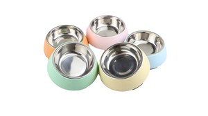 New Design Melamine <strong>Stand</strong> Stainless Steel Pet <strong>Bowls</strong> for Small Medium Large <strong>Dogs</strong> and Cats - Product Image 4