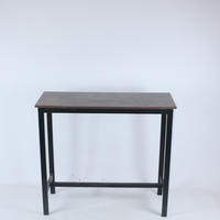 KD — Table latérale moderne en bois et métal, forme carrée, Table de bureau de luxe, pour chambre à coucher, salon, nouveau Design