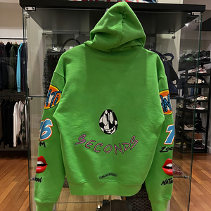 Sweat à capuche streetwear en molleton français avec logo personnalisé, impression graphique délavée à l'acide, 500 GSM, 100% coton, coupe oversize pour hommes - Product Image 2