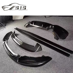 Kit de carrocería de material de fibra de carbono seco serie 1 F20 <span class=keywords><strong>135i</strong></span> 140 LCI para difusor trasero de labios delanteros F20, faldones laterales, alerón de maletero, piezas de coche - Product Image 2