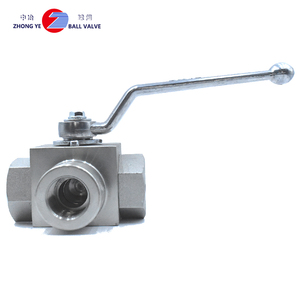 DN10 3/8" RVS 3-weg kogelkraan 1000WOG Grote lange hendel handbediende poort water NBR afdichting 32-150F OEM aanpasbaar - Product Image 6