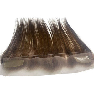 Prothèses capillaires frontales ajustables avec <span class=keywords><strong>bande</strong></span> et dentelle 13x2 pour femmes, en <span class=keywords><strong>cheveux</strong></span> brésiliens Remy, pour <span class=keywords><strong>tissage</strong></span> capillaire, aspect naturel - Product Image 1