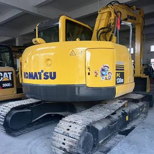 Excavadora de cadenas Komatsu PC138US amarilla, excavadora hidráulica para construcción de 13 toneladas - Product Image 5