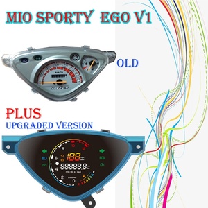 Mio Nụ cười <span class=keywords><strong>EGO</strong></span> V1 xe máy kỹ thuật số Đồng hồ tốc độ & tachometer NEW Nhựa Bảng điều khiển gắn kết 1 năm bảo hành - Product Image 5