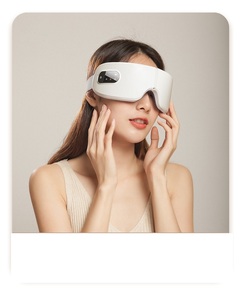 Eye Massager Hot Compress Stress Relief Heating <b>Vibration</b> Connect Music Relax Foldable Eye Care Smart Glasses - Product Image 1