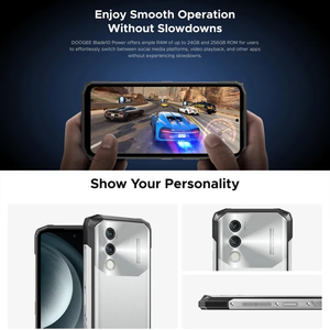 DOOGEE Blade 10 Power, Teléfono Android 14 con Pantalla LCD HD, Resistente al Agua IP68 y a Golpes, CPU Octa Core, NFC, Compatible con Idioma Francés, para Juegos - Product Image 2