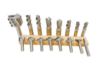 Fraise CNC diamantée sur mesure TUOKE TK2148 pour le travail du bois, fraisage en montée, rainure V-60 pour bois massif