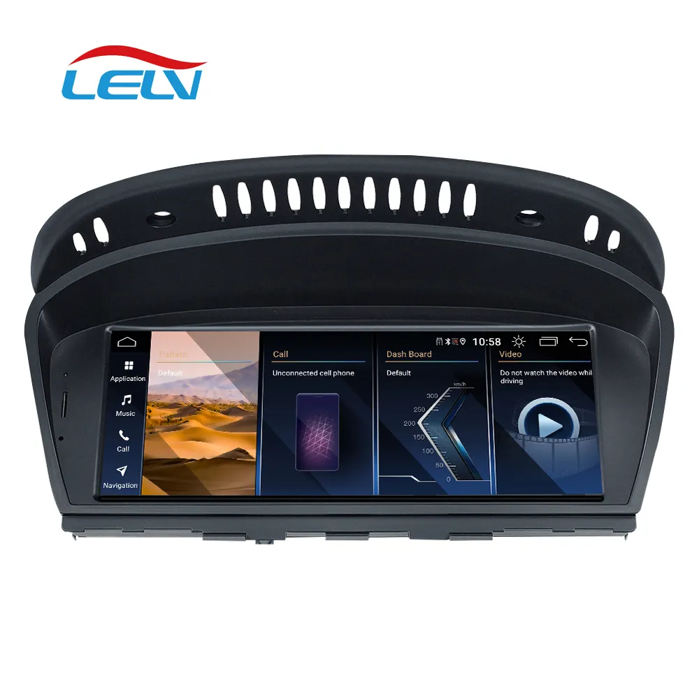 8.8 ''IPS DSP 카플레이 4GLTE 안드로이드 13 자동차 비디오 플레이어 BMW 5 시리즈 E60 E61 E63 E64 3 시리즈 E90 E91 E92 CCC CIC GPS DVD 없음