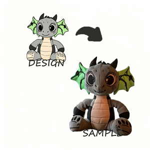 Produsen Profesional Boneka Naga Kustom, Buat Desain Anda Sendiri dengan Isian Kapas PP dan Lapisan Jala - Product Image 1