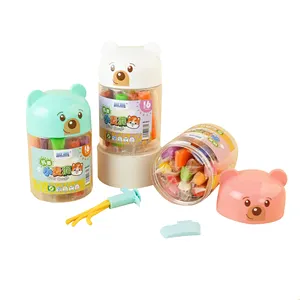 Lúa mì plasticine 16 màu thiết lập trẻ em tự làm playdough & Slime đồ chơi không gian đất sét cảm hứng