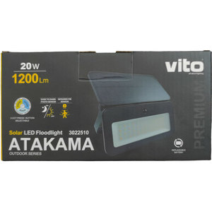 Solar Outdoor <b>Light</b> 20W 1200lm IP65 <b>LED</b> Garden Lamp Waterproof <b>Motion</b> <b>Sensor</b> - Product Image 2