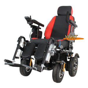 電動車椅子モーター24v12aセルフロッキングブレーキ車椅子軽量車椅子 - Product Image 5