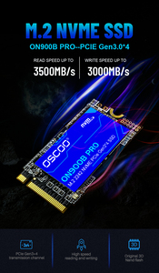 OSCOO M.2 2242 NVMe PCIe Gen3 SSD 128GB 256GB 512GB 1TB 2TB ฮาร์ดดิสก์แบบโซลิดสเตทภายใน สำหรับแล็ปท็อปบาง เครื่องมินิพีซี และเครื่องจักรอุตสาหกรรม - Product Image 2
