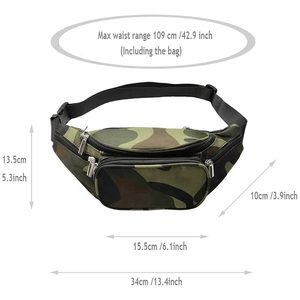Téléphone En Cours D'exécution Randonnée Ceinture Sac Grande Capacité Camo Taille Sac Camouflage Sacs <span class=keywords><strong>Banane</strong></span> Pour Hommes - Product Image 2