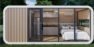 Nuova Tendenza <span class=keywords><strong>Casa</strong></span> Prefabbricata Apple House, Ufficio Modulare Smontabile con Pannelli Sandwich in Acciaio per Uso Residenziale - Product Image 3