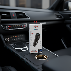 Caricabatterie per auto Wisdomup CC-16 60W a doppia porta USB Type C PD30W con ricarica rapida per uso veicolare - Product Image 2