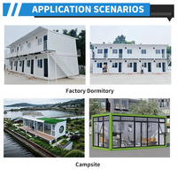 Casa Contenedor Desmontable, Casas Pequeñas de China, Casa Modular Prefabricada, Oficina Pequeña en Contenedor, Casa Portátil de Lujo