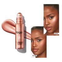 ODM Roll On Gloss Liquid Highlighter Stick Shimmer Face Body Glow Private Label Crème hydratante éclaircissante Pigment Glitter Makeup