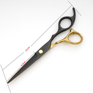 Tijeras de acero inoxidable para adelgazamiento, Juego de 11 piezas, diseño personalizado de alta calidad, color negro, venta al por mayor - Product Image 6