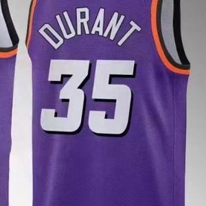<span class=keywords><strong>Phoenix</strong></span> Kevin Durant <span class=keywords><strong>maillot</strong></span> de basket violet meilleure qualité cousu - Product Image 1