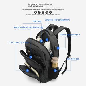 High-Quality Business Laptop <b>Backpack</b> <b>Large</b> Capacity Office Travel Computer Bag - Product Image 3