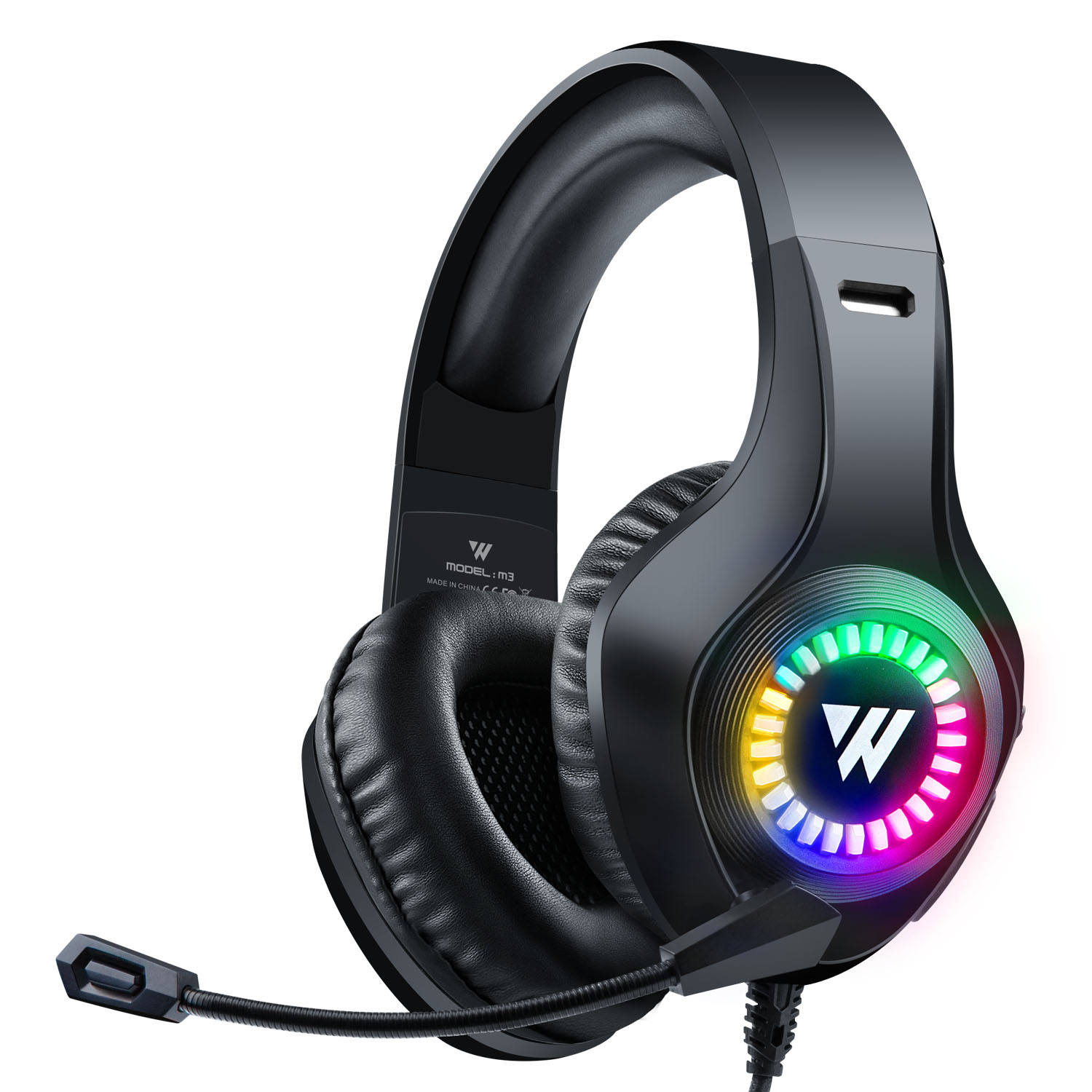 High Performance Gaming Headset Wintory M3 RGB Light