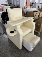 Fauteuil de Spa Pieds Abordable, Moderne et Luxueux, Multifonctionnel pour Manucure, Pédicure et Salon de Beauté des Ongles