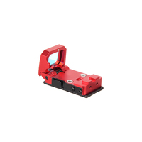Lunette de visée compacte LUGER Mini Red Dot Sight Flip up R-R Reflex pour la chasse avec monture 20 mm
