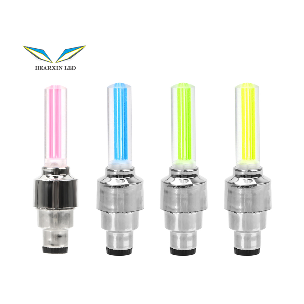 Bouchons de valves lumineux à leds multicolores Fifty - Pièces