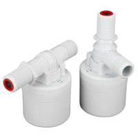 Vanne à boisseau sphérique horizontale verticale en PVC à contrôle manuel 1/2 3/4 1 fileté pour réservoir d'eau automatique Vanne à flotteur OEM personnalisable