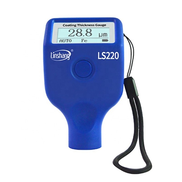 LS220 Auto Car Paint Film Coating Thickness Gauge Meter Tester Instrument Fe/NFe for Non Magnetic and Non Conductive Coatings