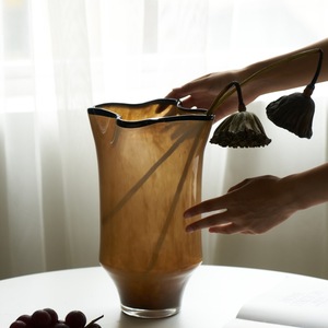 Elegante Vaso in Vetro Minimalista, Centrotavola per Soggiorno, Idroponico, Ecologico, Durevole, Decorazione di Lusso per Matrimoni e Diwali - Product Image 3