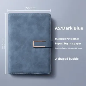 Xoắn ốc ràng buộc chủ đề may máy tính xách tay A5 Kích thước vải bìa với PP yên khâu rời lá RÀNG BUỘC - Product Image 3