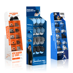 Porte-chapeau de baseball moderne, pliable, écologique, portable, robuste et résistant Présentoir de chapeau en carton pour magasin de détail - Product Image 2