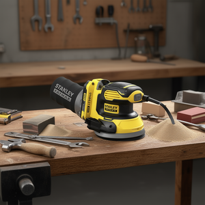 Lijadora Orbital Aleatoria Inalámbrica Stanley Fatmax de 120 mm, Herramienta de Lijado a Batería de 20 V Máx. para Acabado de Madera y Metal - Product Image 3