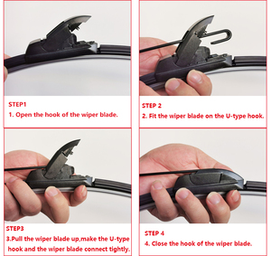 Limpiaparabrisas Confiable de Diseño Aerodinámico sin Marco para Jeep Gladiator con Caucho Natural y Características Hidrorepelentes - Product Image 6