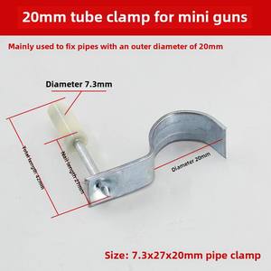 Maneggevole morsetto All-In-One Mini 20 pistola <span class=keywords><strong>elettrica</strong></span> acqua sparachiodi In acciaio cannone per fornitura transfrontaliera - Product Image 5